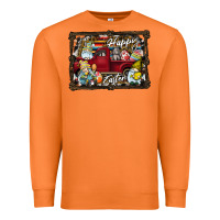 Carrot Happy Easter Premium Sweatshirt - CowhideDigitalArt