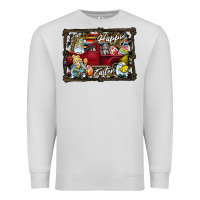 Dove Grey Happy Easter Premium Sweatshirt - CowhideDigitalArt
