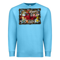 Ocean Blue Happy Easter Premium Sweatshirt - CowhideDigitalArt