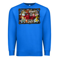 True Royal Happy Easter Premium Sweatshirt - CowhideDigitalArt