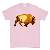 Bubblegum Pink Desert Landscape Bison Silhouette Classic Tee - Bettercallsaul