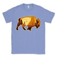 Colony Blue Desert Landscape Bison Silhouette Classic Tee - Bettercallsaul