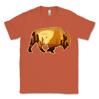 Copper Desert Landscape Bison Silhouette Classic Tee - Bettercallsaul