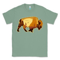 Sage Desert Landscape Bison Silhouette Classic Tee - Bettercallsaul