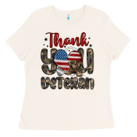 Bone thank you veteran Ladies Tee - MaliasSmallBusiness