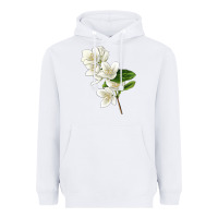 White Mock Oranges Illustrations Heavyweight Hoodie - LillyAllenDesigns