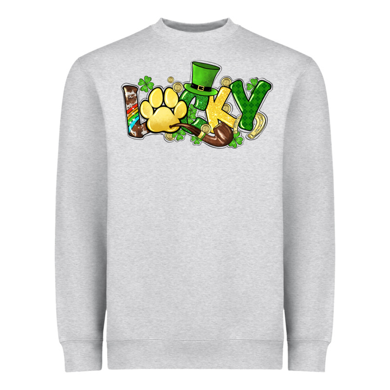 Lucky Pet  St. Patrick's Heavyweight Sweatshirt by HowdyJamesFarm | Teevron