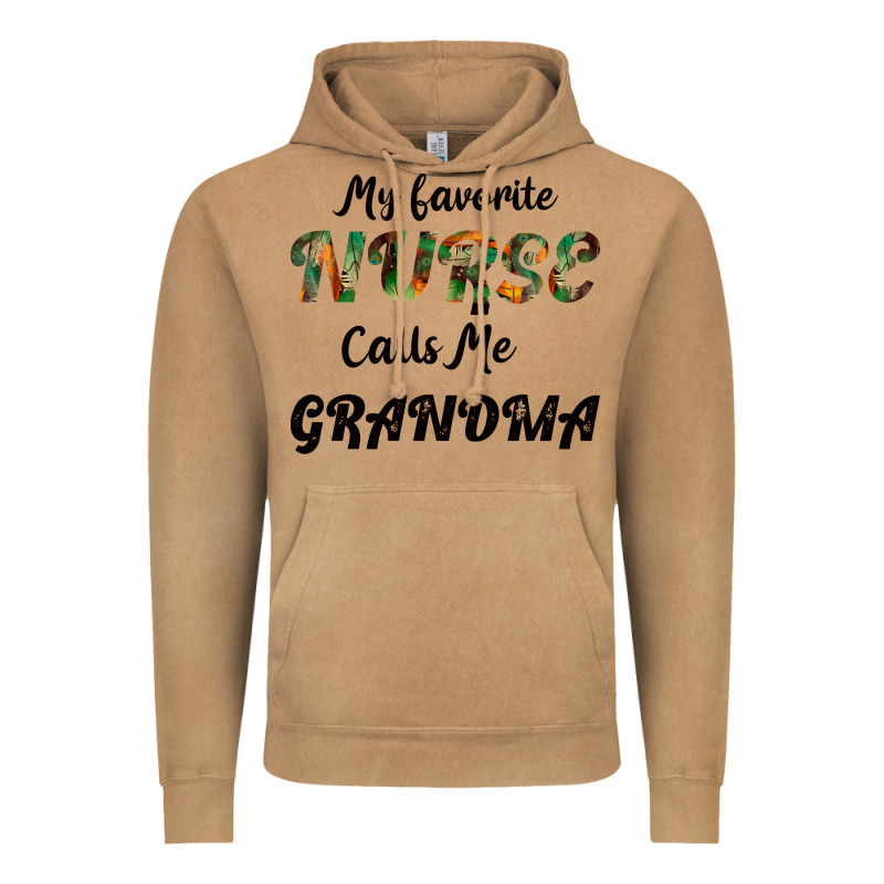My Favorite Nurse Calls Me Grandma Vintage Hoodie by Bettercallsaul | Teevron