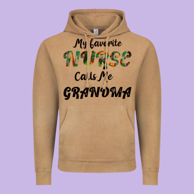 My Favorite Nurse Calls Me Grandma Vintage Hoodie Designed By Bettercallsaul