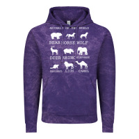 Cloud Purple Animals Of The World Vintage Hoodie - Bettercallsaul