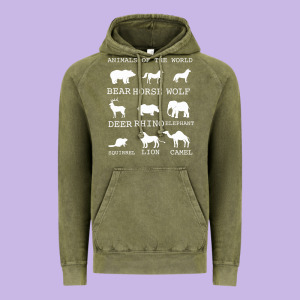 Animals Of The World Vintage Hoodie Designed By Bettercallsaul
