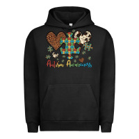 Pigment Black autism awareness leopard cowhide herts puzzle Urban Hoodie - Artiststas
