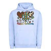 Pigment Grape Ice autism awareness leopard cowhide herts puzzle Urban Hoodie - Artiststas