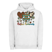 Pigment Lunar Rock autism awareness leopard cowhide herts puzzle Urban Hoodie - Artiststas