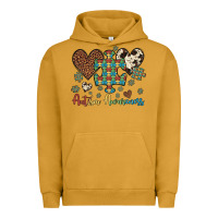 Pigment Peanut Butter autism awareness leopard cowhide herts puzzle Urban Hoodie - Artiststas