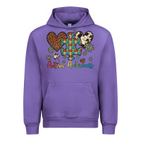 Tulip autism awareness leopard cowhide herts puzzle Urban Hoodie - Artiststas