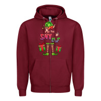Burgundy im the shy elf elf Zipper Hoodie - FaDigitalArtStudio