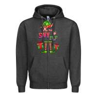 Charcoal Heather im the shy elf elf Zipper Hoodie - FaDigitalArtStudio