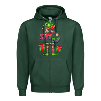 Sports Green im the shy elf elf Zipper Hoodie - FaDigitalArtStudio