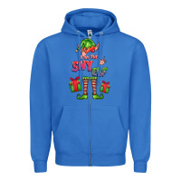 True Royal im the shy elf elf Zipper Hoodie - FaDigitalArtStudio