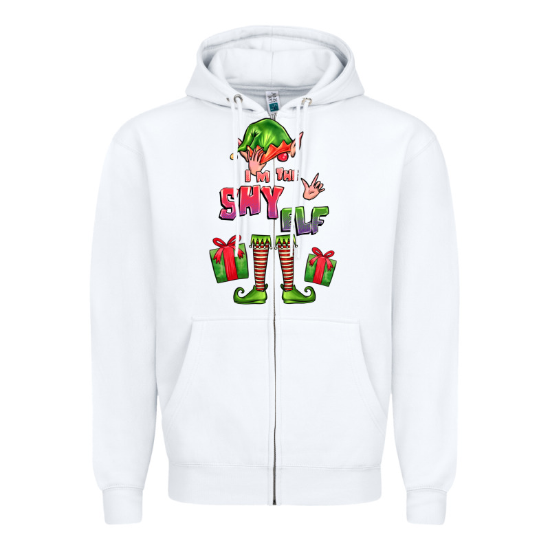 Im The Shy Elf Elf Zipper Hoodie by FaDigitalArtStudio | Teevron