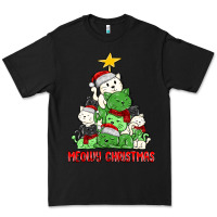 Black meowy christmas cat tree Premium Tee - MaliasSmallBusiness