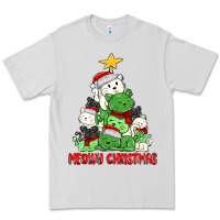 Dove Grey meowy christmas cat tree Premium Tee - MaliasSmallBusiness