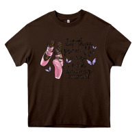 Chocolate Brown let them praise his name with dancing Heavy Core Tee - MaliasSmallBusiness