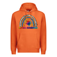 Carrot Autism Awareness rainbow Premium Hoodie - FaDigitalArtStudio