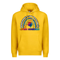 Lemon Autism Awareness rainbow Premium Hoodie - FaDigitalArtStudio