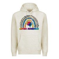 Oatmeal Heather Autism Awareness rainbow Premium Hoodie - FaDigitalArtStudio