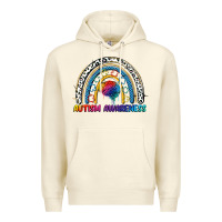 Sandshell Autism Awareness rainbow Premium Hoodie - FaDigitalArtStudio