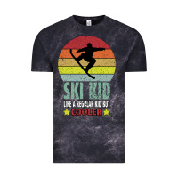 Cloud Black ski kid like a regular kid but coolers Vintage Tee - Bettercallsaul
