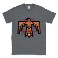 Charcoal Heather Red Aztec Thunderbird Classic Tee - Bettercallsaul