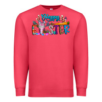Cardinal happy easter coffee Premium Sweatshirt - CowhideDigitalArt