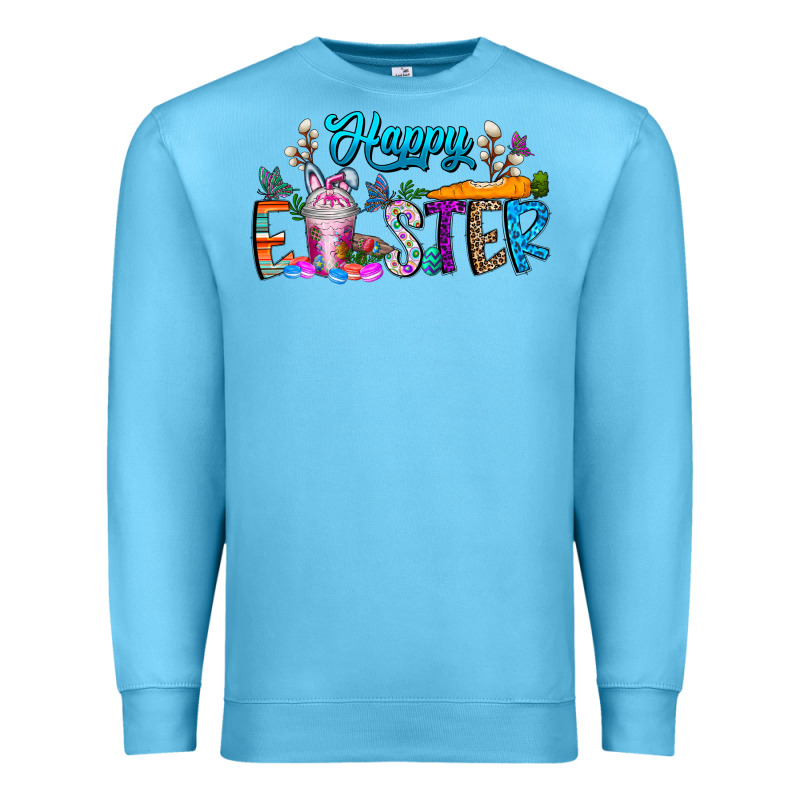 Happy Easter Coffee Premium Sweatshirt by CowhideDigitalArt | Teevron