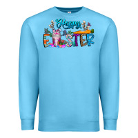 Ocean Blue happy easter coffee Premium Sweatshirt - CowhideDigitalArt