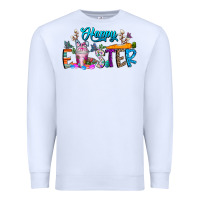 White happy easter coffee Premium Sweatshirt - CowhideDigitalArt