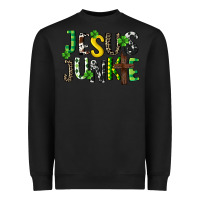 Black Jesus junkie St. Patrick's Heavyweight Sweatshirt - CowGirlArtShop