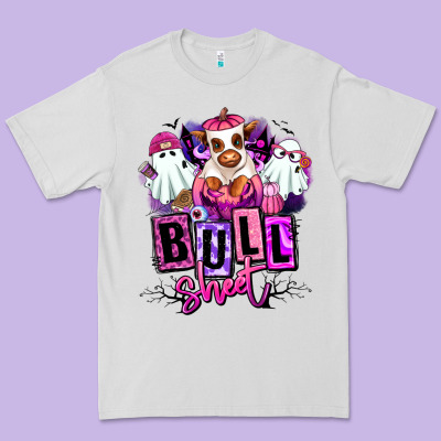 Bull Sheet Halloween Ghost Heifer Premium Tee Designed By Ranaportraitstore
