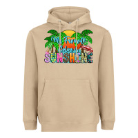 Mushroom My Favorite Coloris Sunshine Heavyweight Hoodie - CowhideDigitalArt