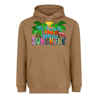 Toasted Coconut My Favorite Coloris Sunshine Heavyweight Hoodie - CowhideDigitalArt
