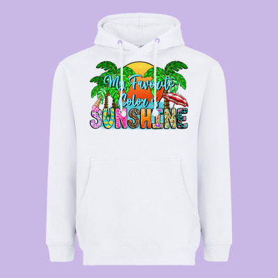 My Favorite Coloris Sunshine Heavyweight Hoodie Designed By Cowhidedigitalart