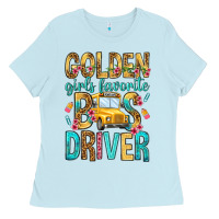 Baby Blue golden girls favorite bus driver Ladies Tee - NancyCooperArtShop