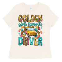 Bone golden girls favorite bus driver Ladies Tee - NancyCooperArtShop