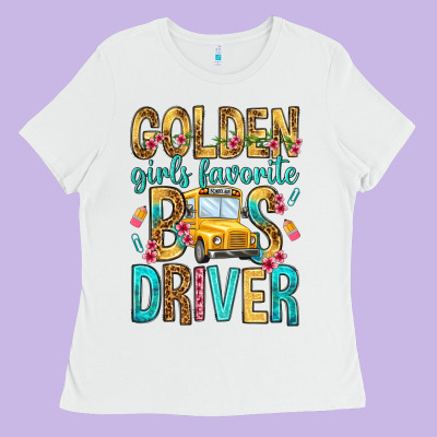 Golden Girls Favorite Bus Driver Ladies Tee Designed By Nancycooperartshop