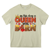 Mossy on this day a queen was born Heavy Core Tee - NancyCooperArtShop