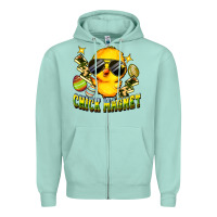 Seafoam chick magnet Zipper Hoodie - FaDigitalArtStudio