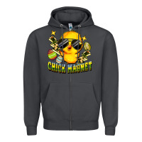 Smoke chick magnet Zipper Hoodie - FaDigitalArtStudio