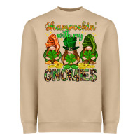 Mushroom Shamrockin' with my gnomies St. Patricks day Heavyweight Sweatshirt - HowdyJamesFarm